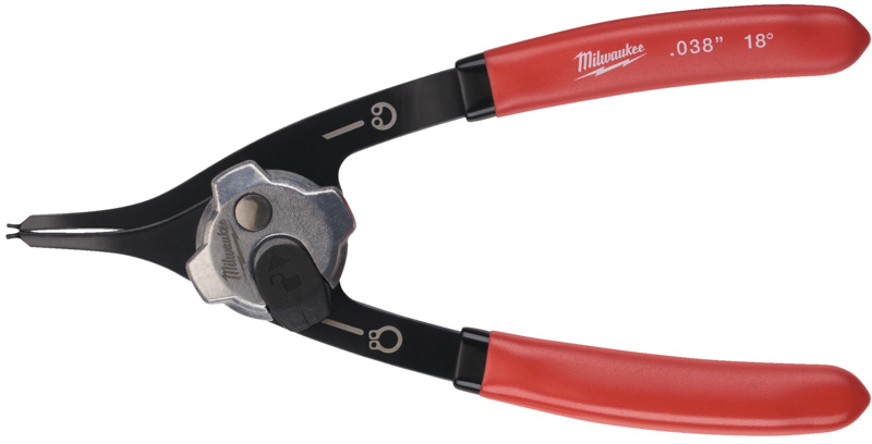 Sicherungsringzange Spitze 1,8mm 90° gebogen für Außen- und Innenringe A2/J2