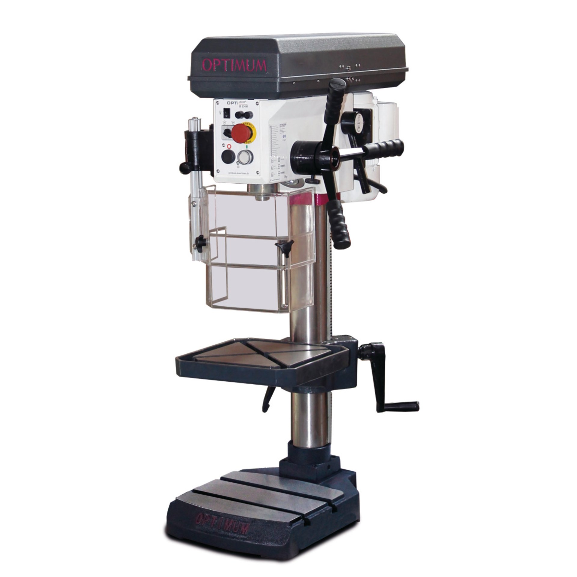 Tischbohrmaschine Optimum OPTIdrill B 24H (400 V) Aktions-Set
