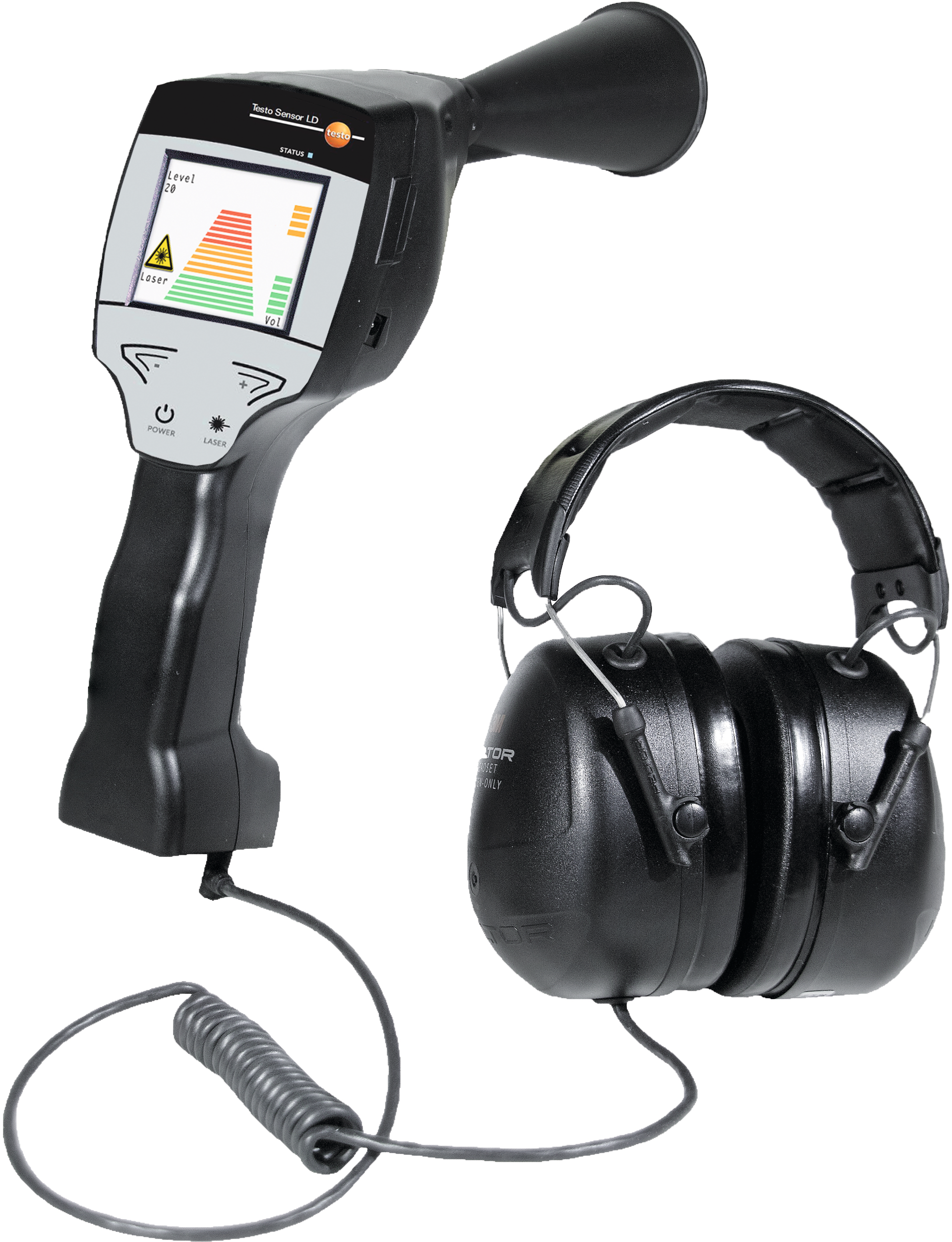 Ultraschall-Detektor Digital testo Sensor LD pro Sortiment Ultraschall-Detektor Digital testo Sensor LD pro Sortiment
