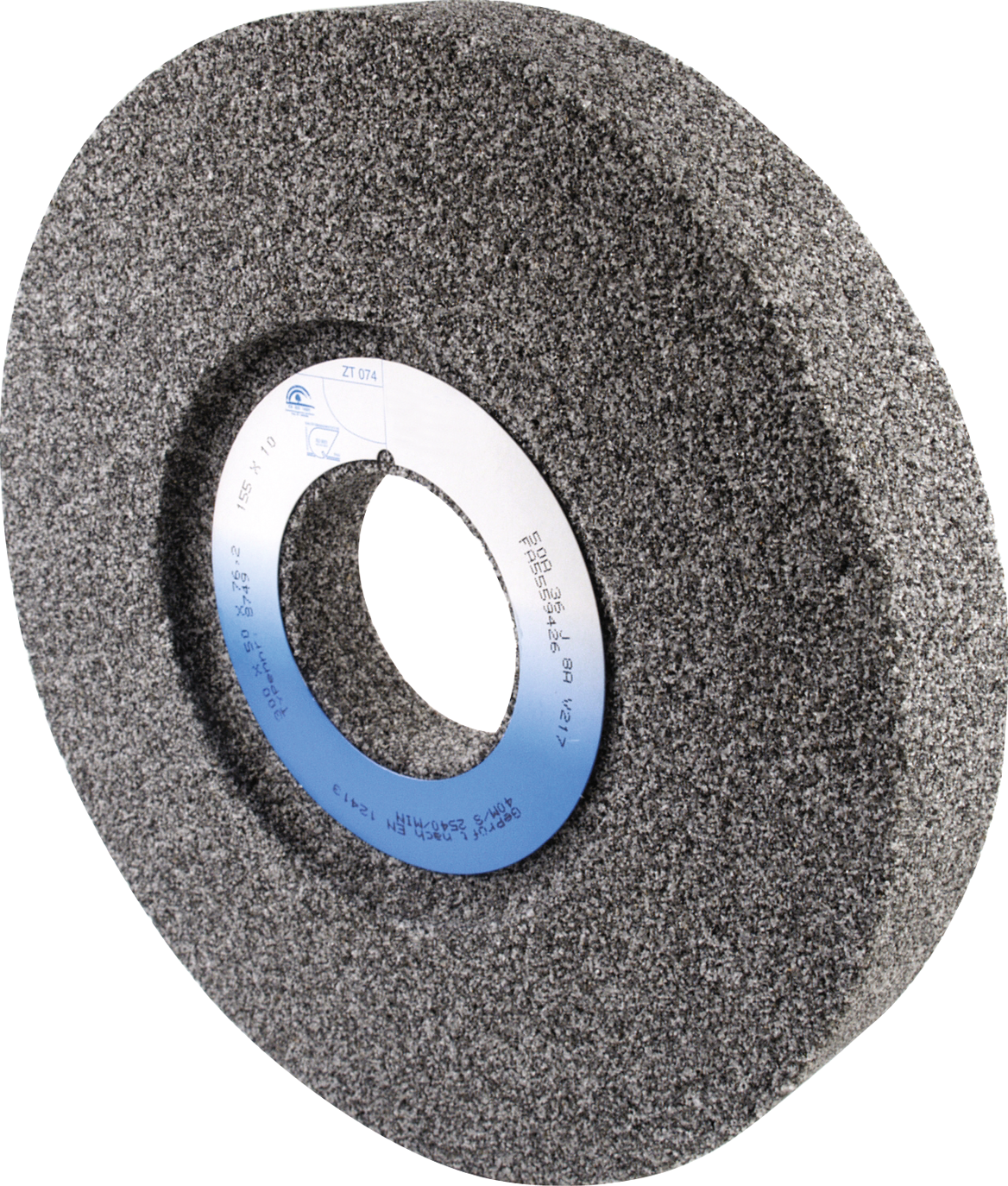 Flachschleifscheibe Keramikkorn Präzision Bohrung 127mm B50mm D400mm einseitige Aussparung Flachschleifscheibe Keramikkorn Präzision Bohrung 127mm B50mm D400mm einseitige Aussparung