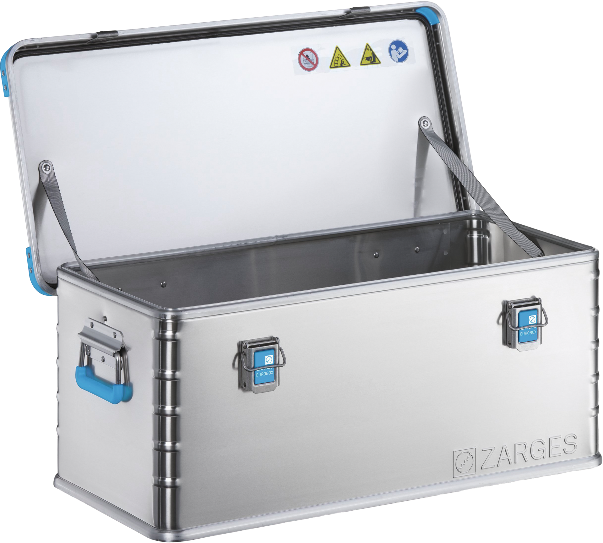 Transportbox Aluminium stapelbar Außenmaß L800 x B400 x H340mm 81 Liter