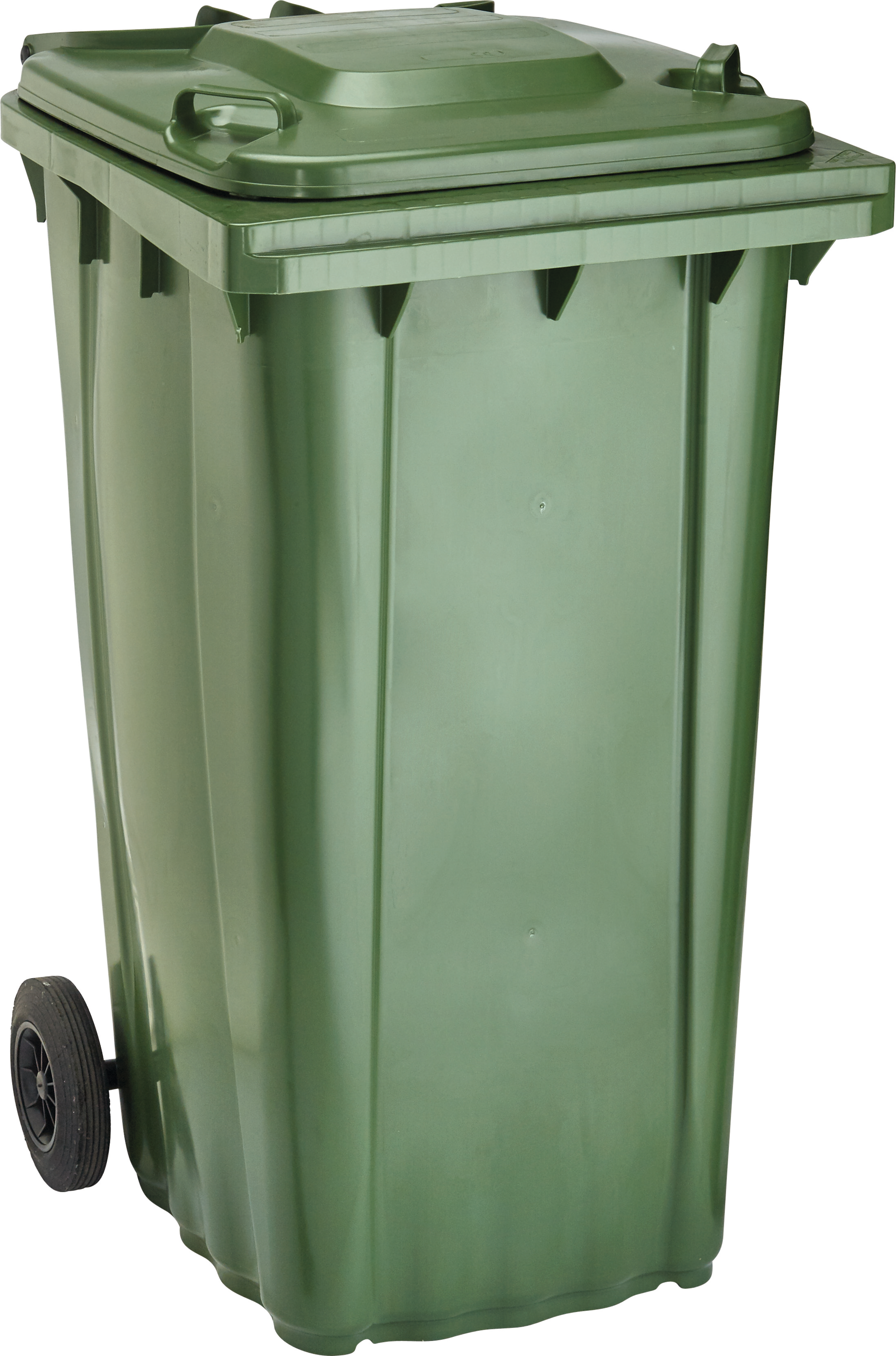 Abfalltonne PE 240 Liter H1100 x T740 x B580mm grün