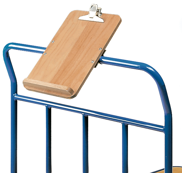 Schreibtafel mit Profilklammer und Stiftablage Holz DIN A4 hoch