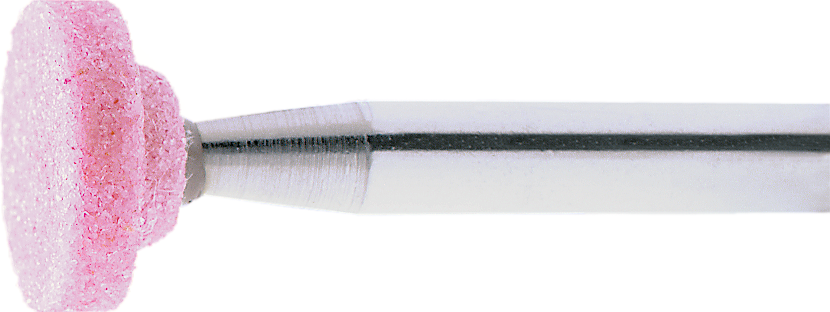 Schleifstift Edelkorund Schaft D3x30mm Metall Zylinderform K80 4x8mm