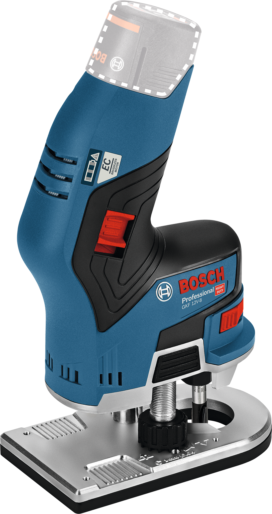 Akku-Kantenfräse 12V GKF 12V-8 Professional solo Akku-Kantenfräse 12V GKF 12V-8 Professional solo