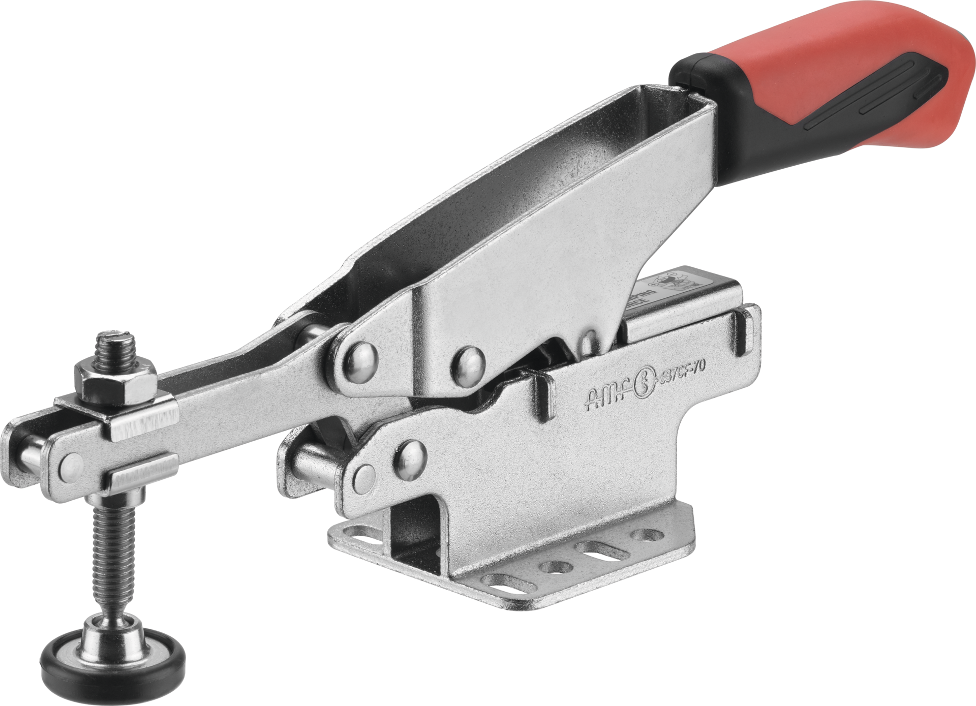 Waagerechtspanner waagerechter Fuß und variabler Spannhöhe Gr. 50 M8x39 Waagerechtspanner waagerechter Fuß und variabler Spannhöhe Gr. 50 M8x39