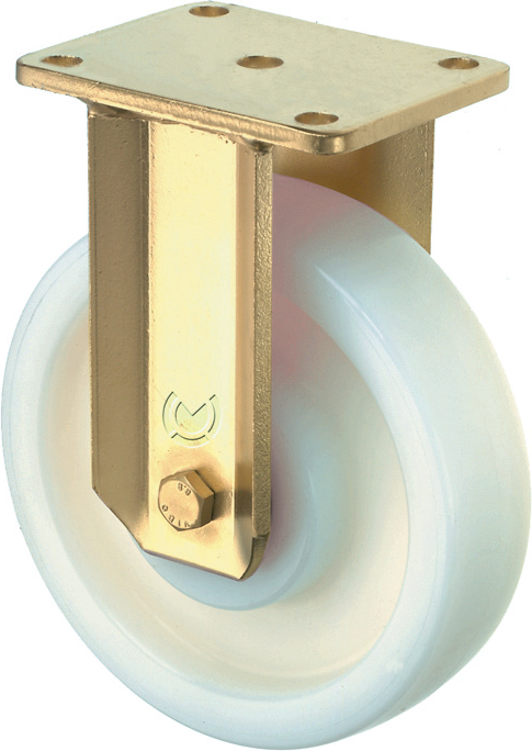 Apparaterolle Polyamid Lenkrolle extra schwere Ausführung mit Doppelstopp 800kg D150mm