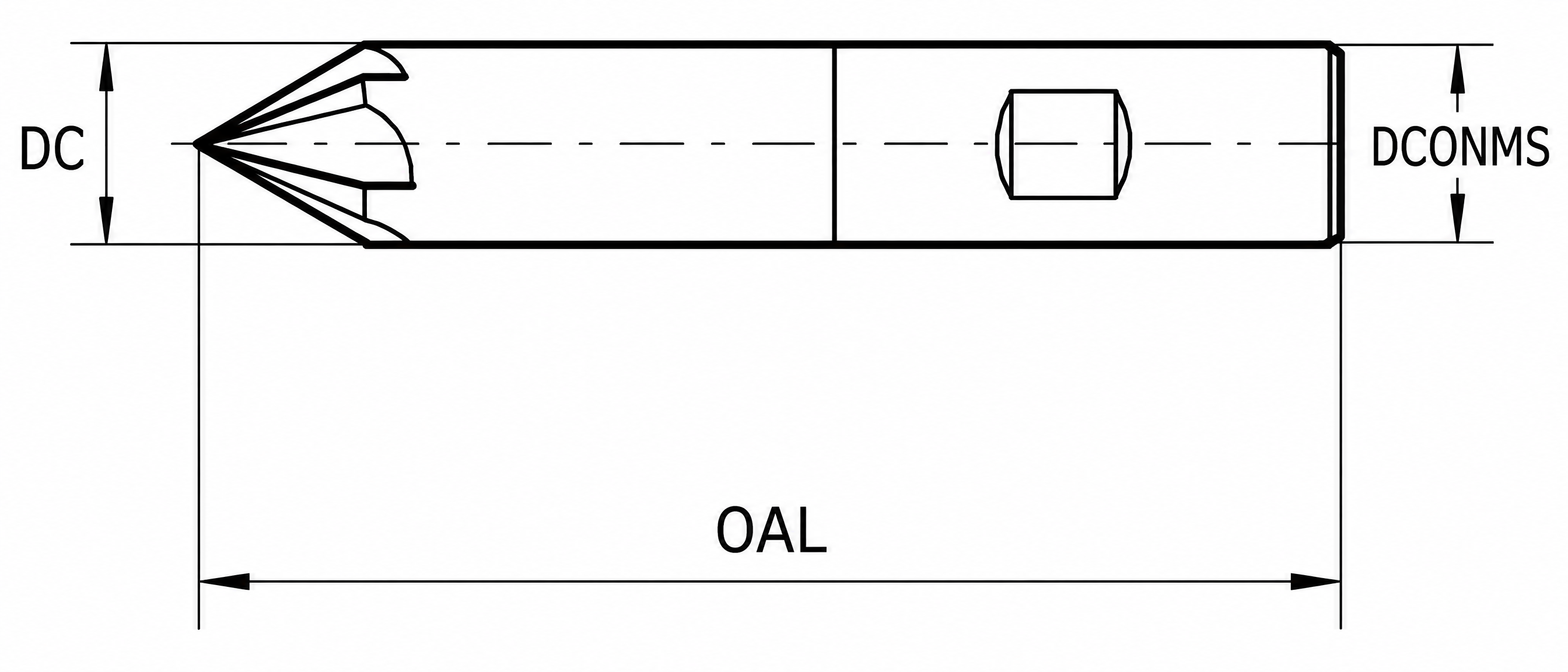 Eyltool Premium NC-Entgratfräser 90° VHM TiAlN, DIN 6535-HA, Ø 3 mm
