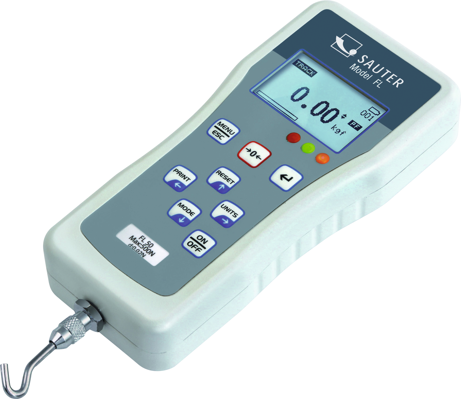 Kraftmessgerät Digital FL mit Grafikdisplay Abl. 0,05 N max. 100 N