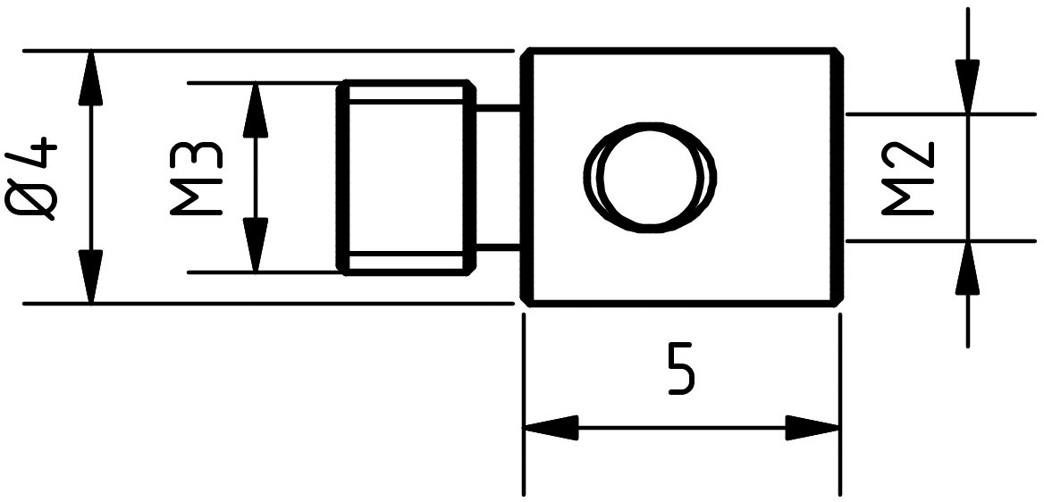 Adapter M2,5-M2