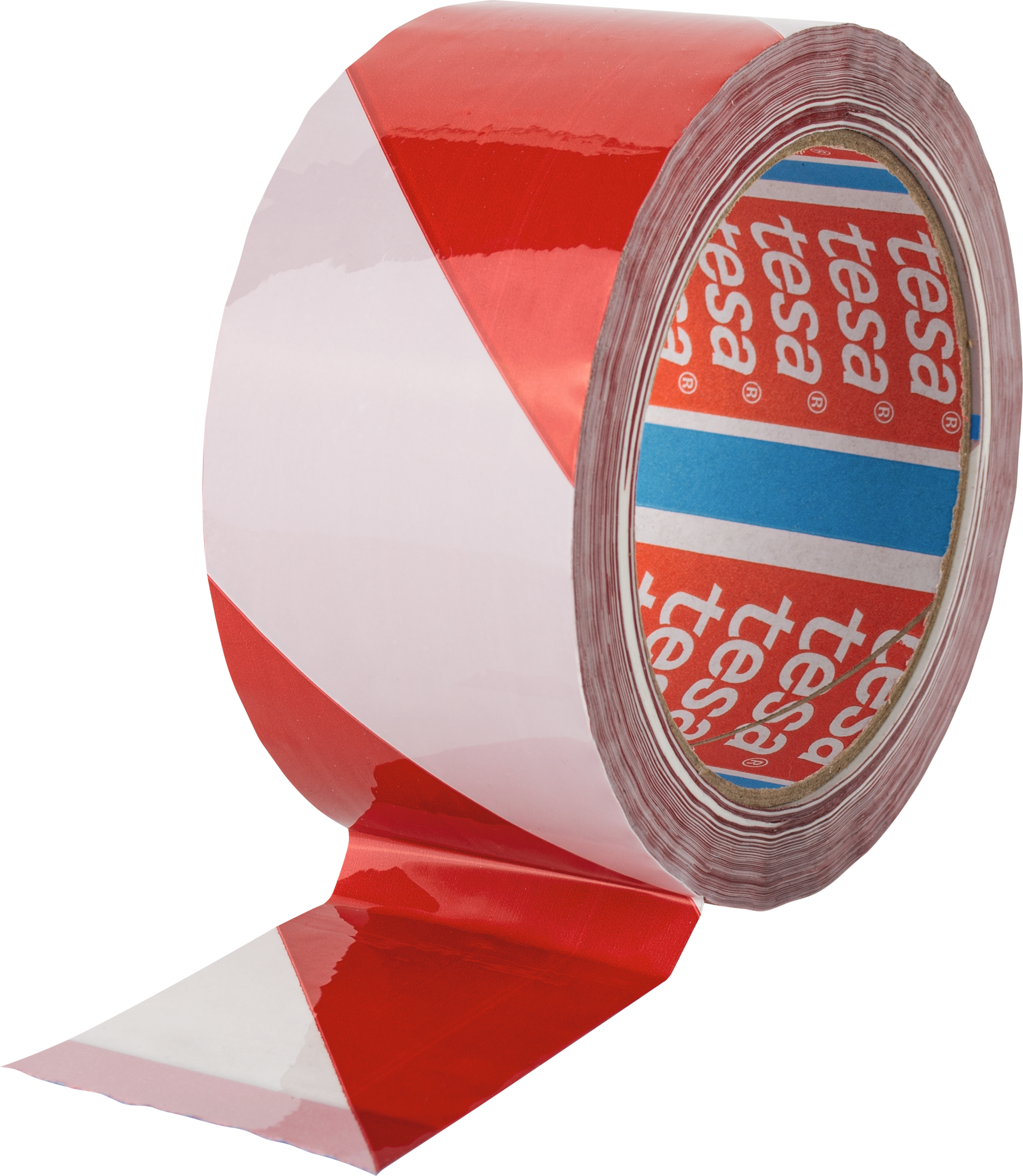 Warnband selbstklebend L66m B50mm rot/weiß