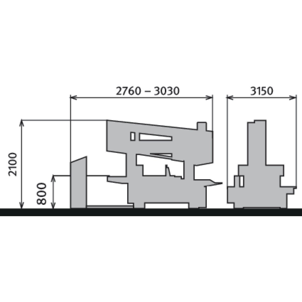 Vollautomatische Zwei-Säulen-Horizontal-Metallbandsäge Metallkraft HMBS 340 CNC-DG-X