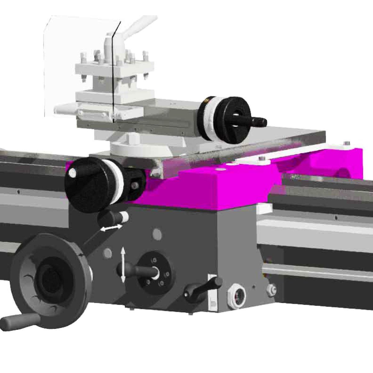 Leit- und Zugspindeldrehmaschine Optimum OPTIturn TM 3110