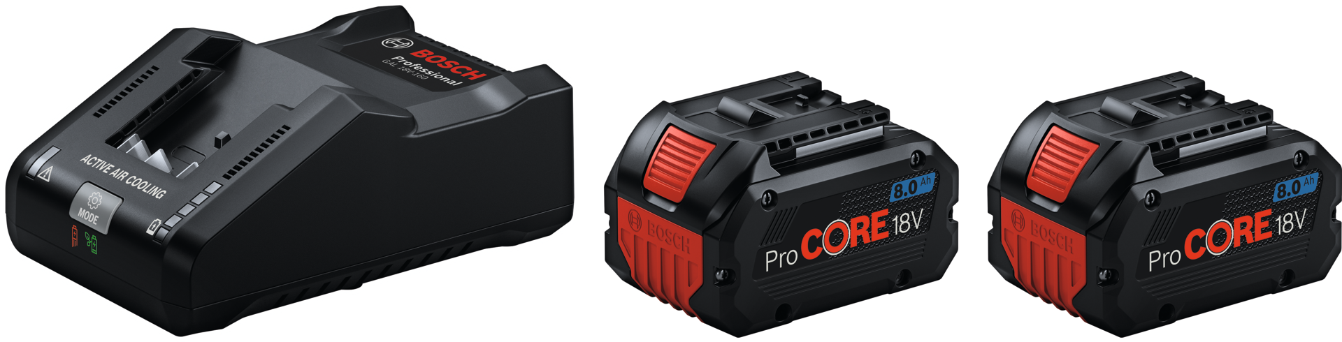 Akku-Basis Sortiment Bosch Starter-Set 2x Akku ProCORE 18V 8,0Ah mit Ladegerät Akku-Basis Sortiment Bosch Starter-Set 2x Akku ProCORE 18V 8,0Ah mit Ladegerät
