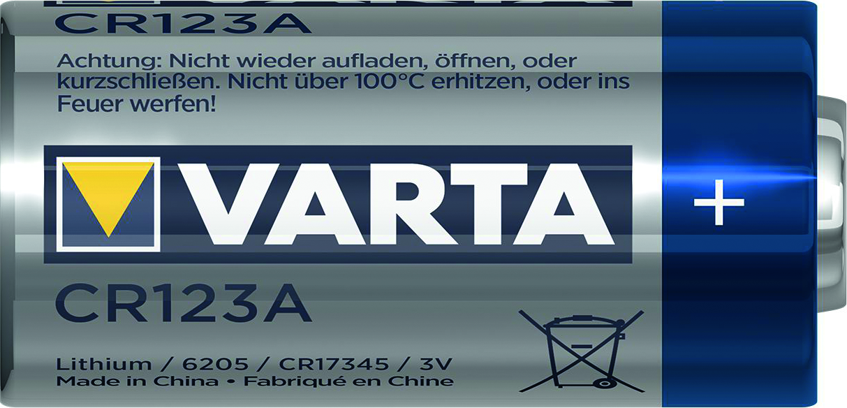 Batterie 'Photo' 123A 17,1x34,5mm Batterie 'Photo' 123A 17,1x34,5mm