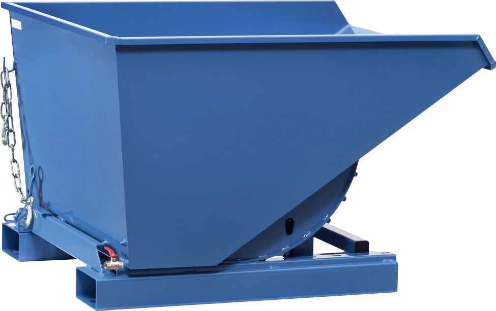 Selbstkipper mit Ablasshahn L1300 x B1620 x H830mm Tragkraft 2000kg 900l Selbstkipper mit Ablasshahn L1300 x B1620 x H830mm Tragkraft 2000kg 900l