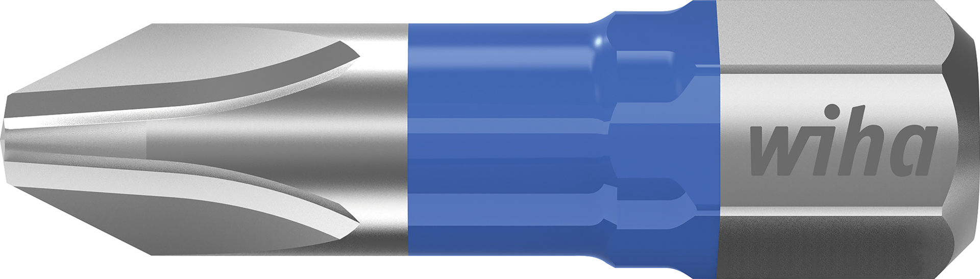 Wiha T-Bit 1/4" Phillips® blau PH2 × 25 mm