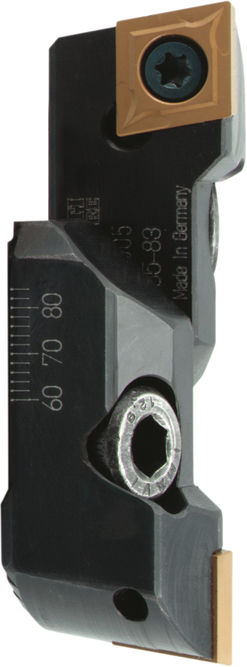 Wendeplattenhalter Ø29-205mm höhenversetzt für CC..09T3.. Ausdrehbereich 29-37mm