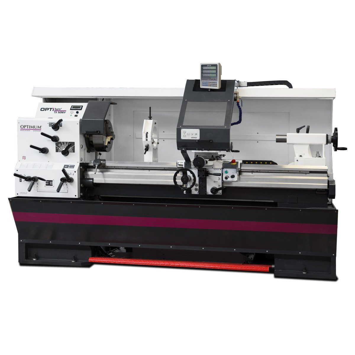 Präzisions-Leit- und Zugspindeldrehmaschine Optimum OPTIturn TX 5216V