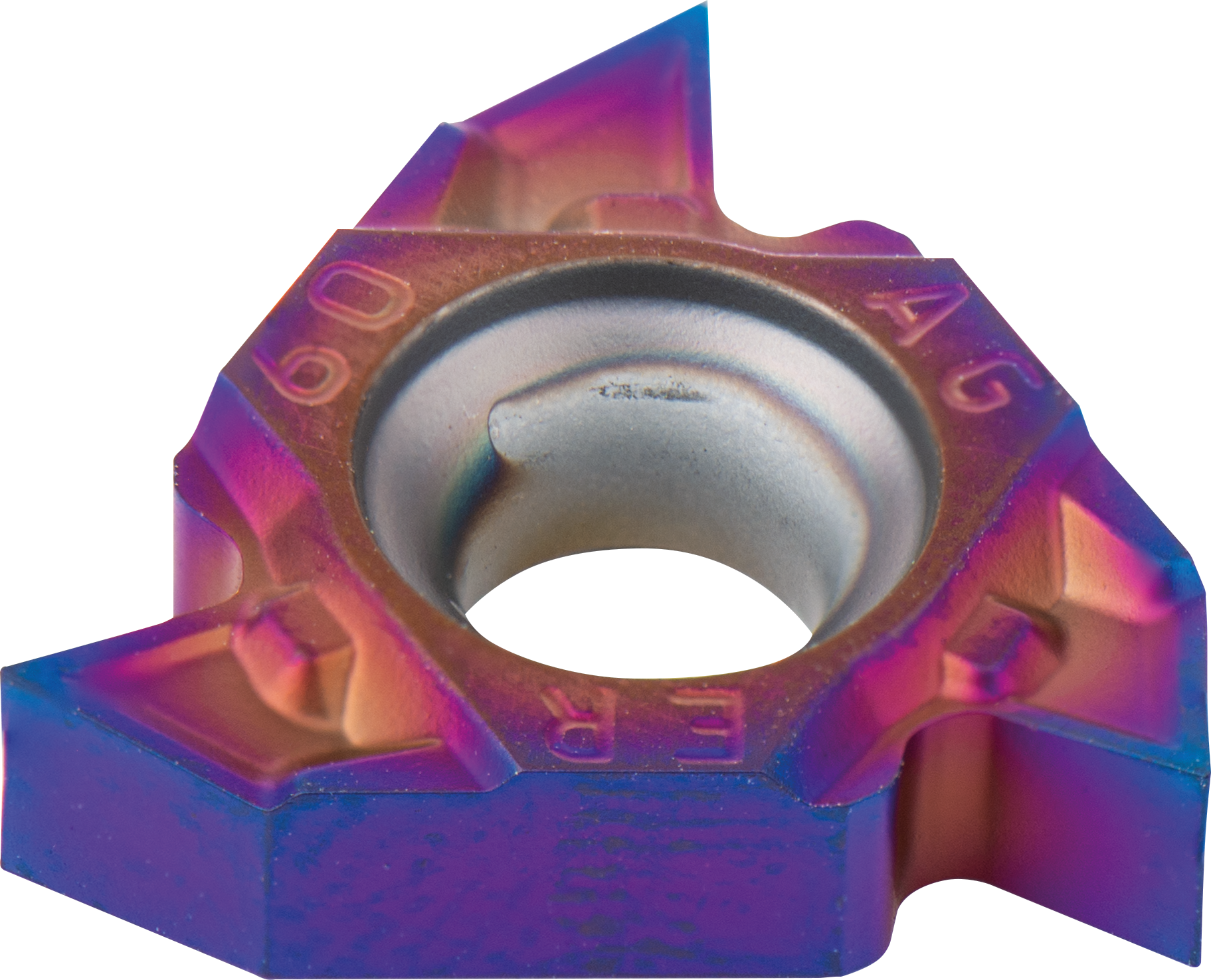 Gewindedrehplatte ECO M 60° Teilprofil TiAlN+ 16 ER AG 60 0,5-3,0 DUB30