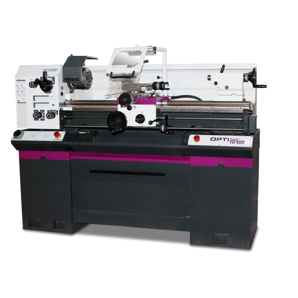Leit- und Zugspindeldrehmaschine Optimum OPTIturn TM 3310D
