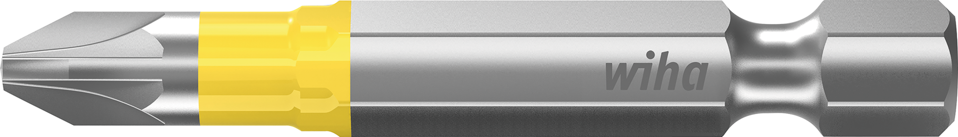 Wiha Y-Bit 1/4" Pozidriv® gelb PZ2 × 50 mm