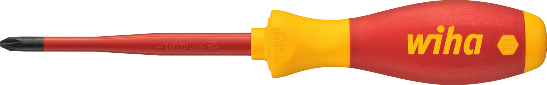 Schraubendreher VDE PHILLIPS® SoftFinish® electric slimFix PH1x80mm