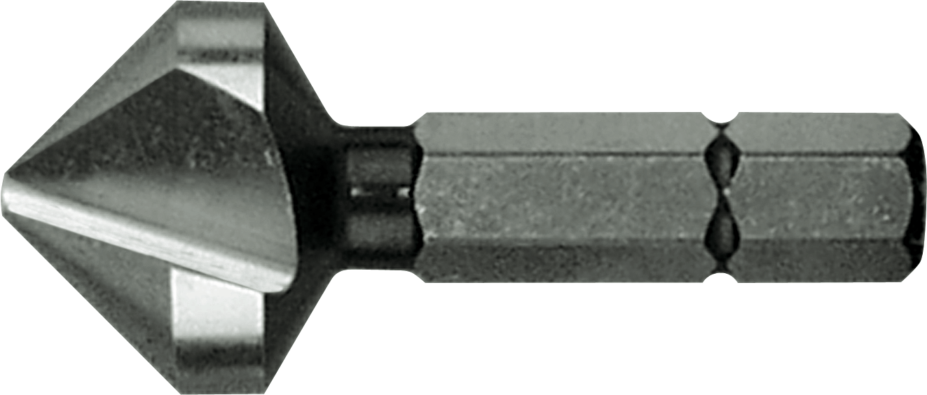 Eyltool Kegelsenker-Bit 90° HSS Werksnorm 1/4"-Sechskantschaft Ø 20,5 mm M10