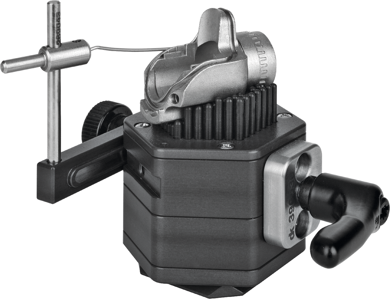 Spannelement Nadelauflage 38x34mm Stiftd. 2,5mm H55mm