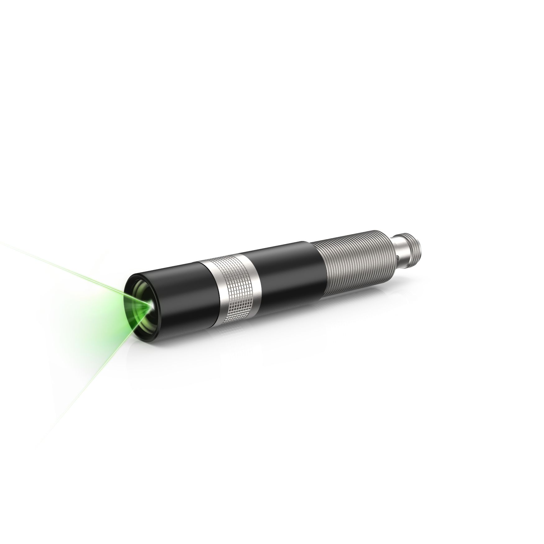 Line laser, green, free focusable Z-LASER Z10M18B3-F-520-lg90 Line laser, green, free focusable Z-LASER Z10M18B3-F-520-lg90