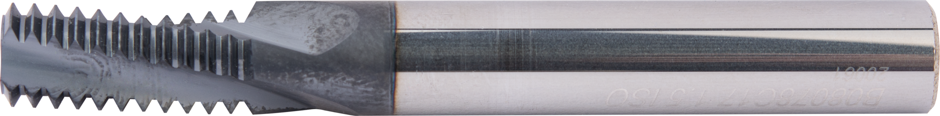 Gewindefräser G (BSP) VHM TiAlN IK L105mm Z5 für Sacklochgewinde G1/2-7/8 Gewindefräser G (BSP) VHM TiAlN IK L105mm Z5 für Sacklochgewinde G1/2-7/8