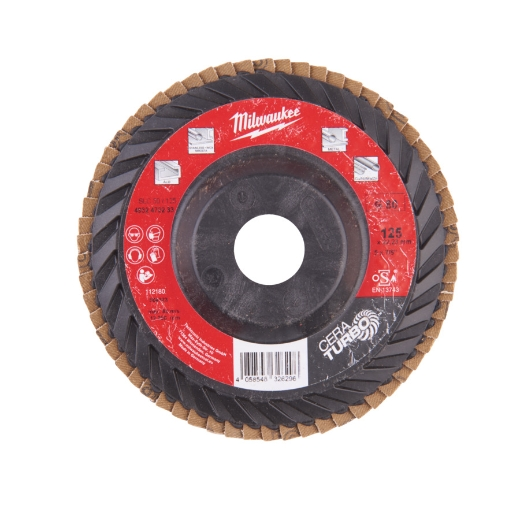 Fächerschleifscheibe 125 mm CERA TURBO SLC50 Keramik K80