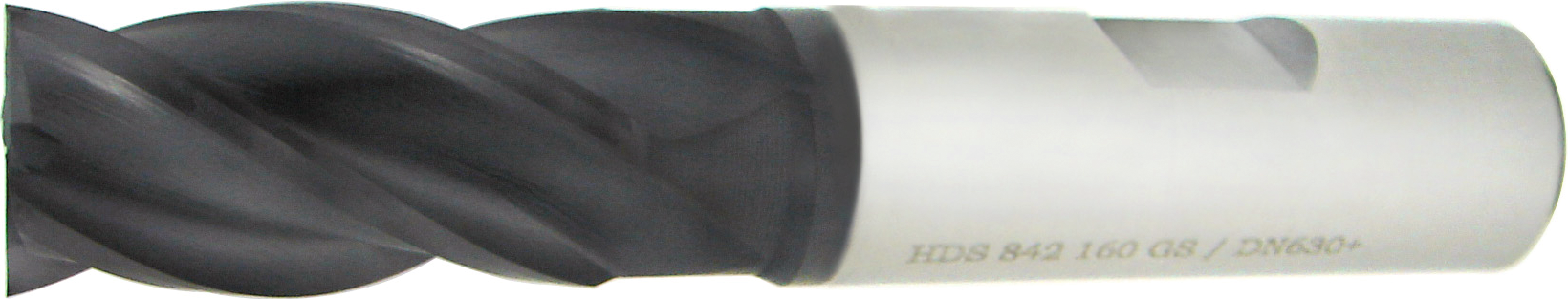 Schaftfräser HDS TiAlN Z4 Typ N 30° DIN844K/1835-B kurz D3mm