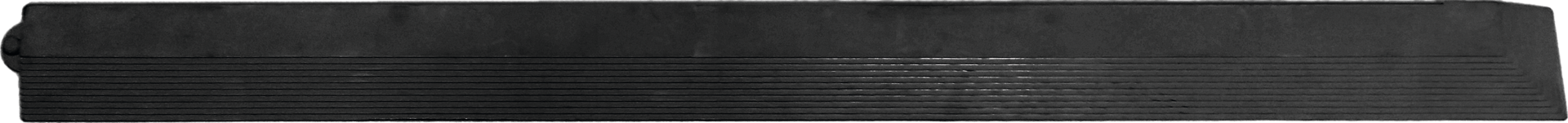 Bodenbelag Yoga Solid Randleiste Basic mit Ecke weiblich 965x65mm schwarz