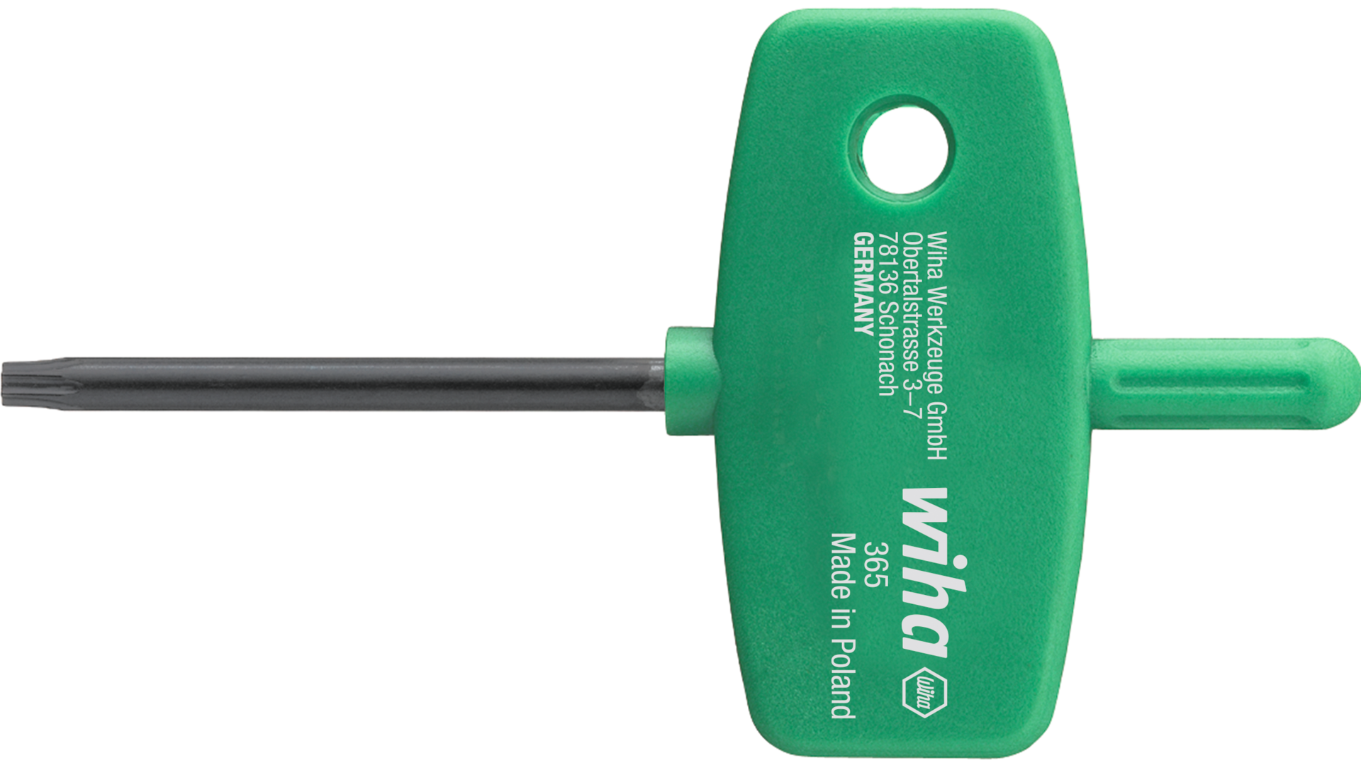 Stiftschlüssel TORX® mit Schlüsselgriff L40mm GL75mm T10