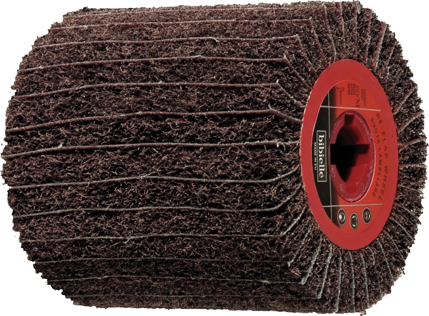 Schleifmoprad Kombi für Satiniermaschinen D100mm B50mm grob rot K80