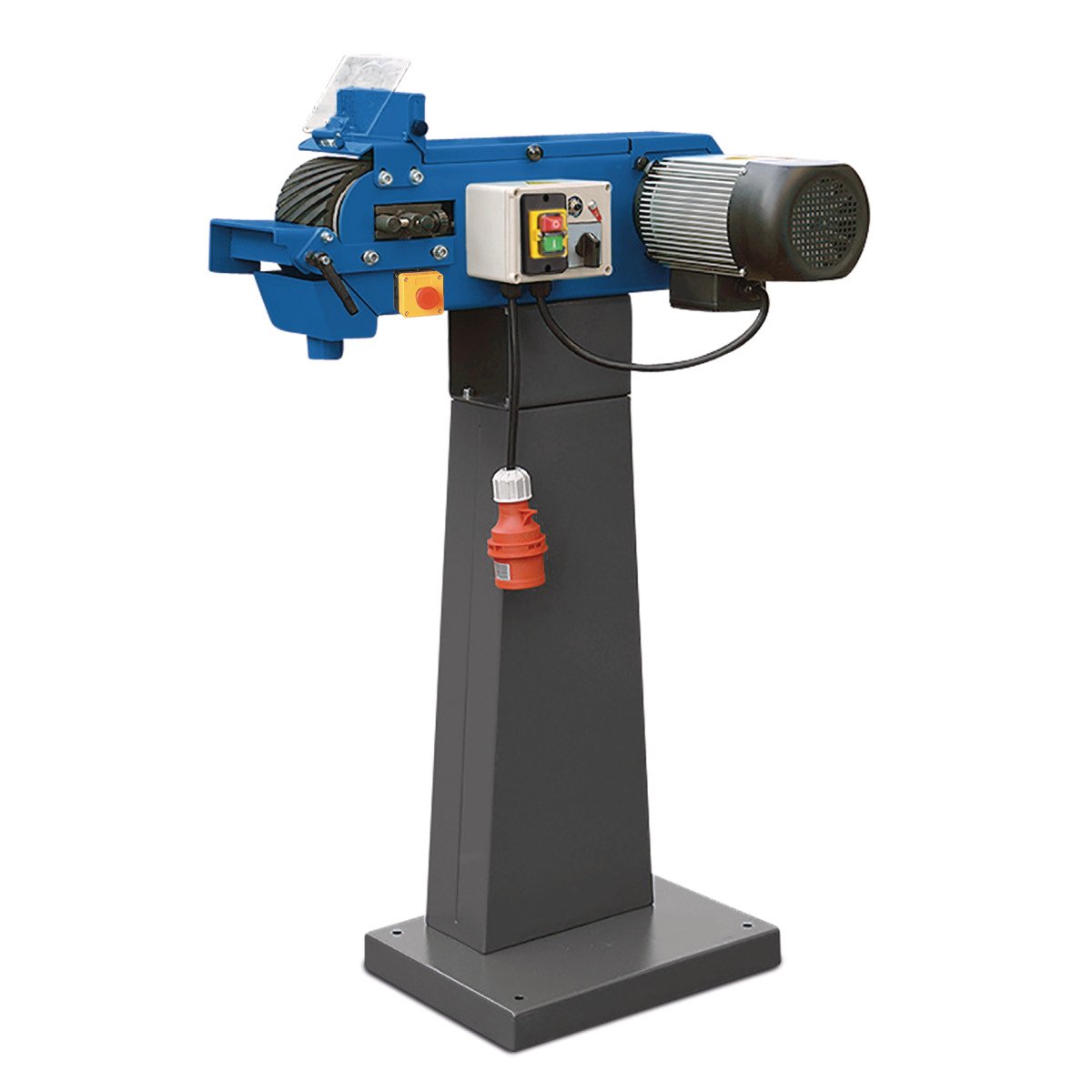 Bandschleifmaschine Metallkraft MBSM 100-140-1 (230V) Aktions-Set inkl. Unterbau