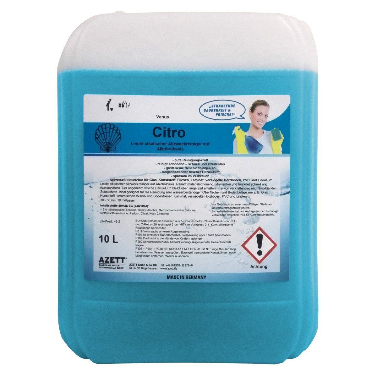 Reinigungsmittel neutral Cleancraft HDR-N 10l