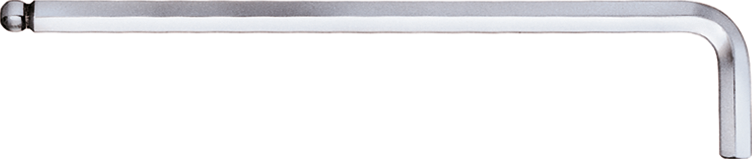 Stiftschlüssel Sechskant lang mit Kugelkopf L231x50mm SW10mm Stiftschlüssel Sechskant lang mit Kugelkopf L231x50mm SW10mm
