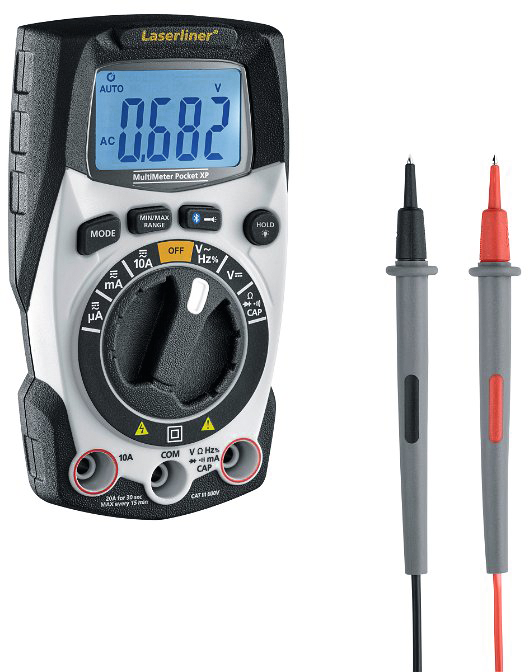 Multimeter Digital Bluetooth MultiMeter-Pocket XP bis 600V CAT III/600V CAT IV/600V