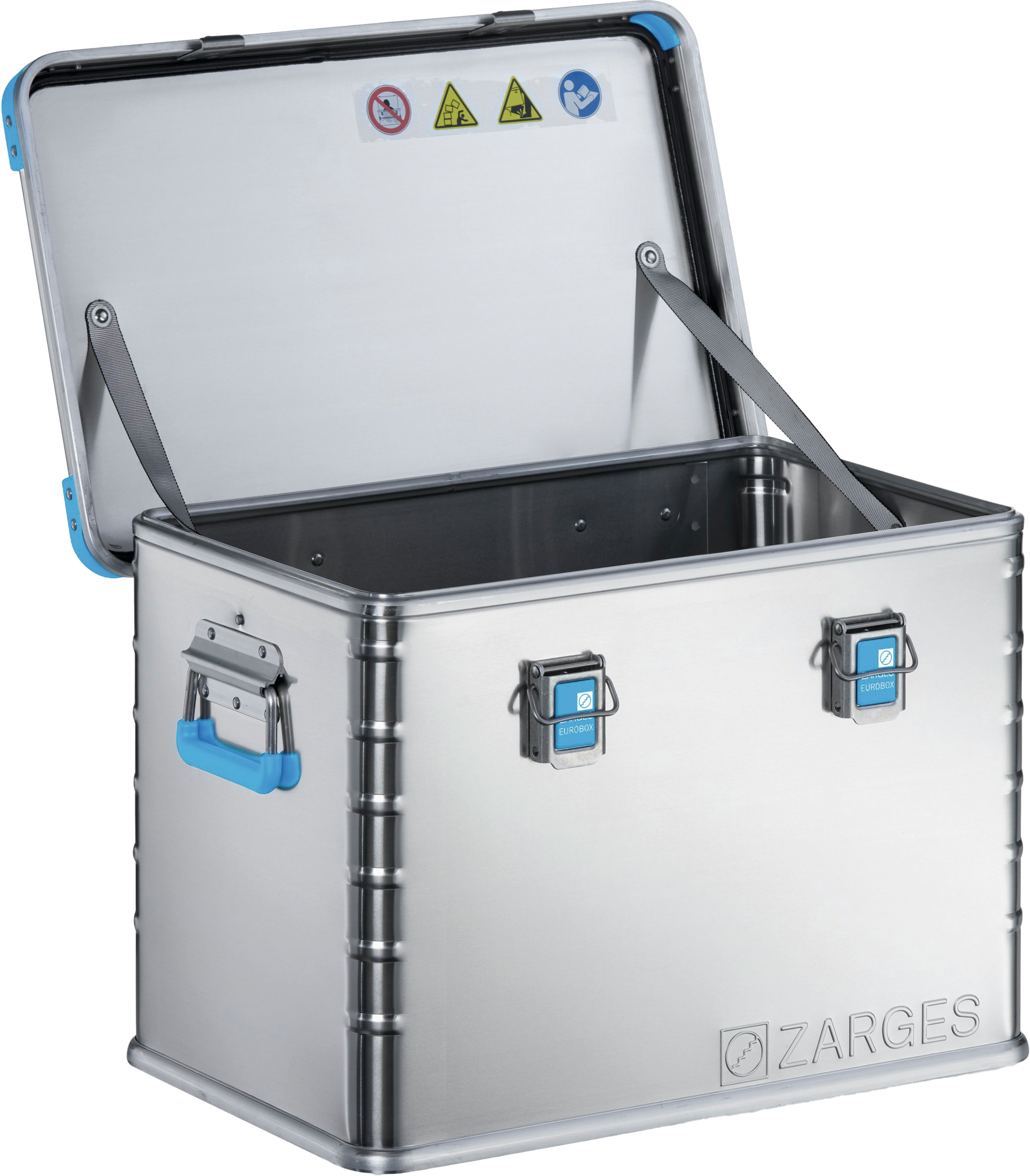 Transportbox Aluminium stapelbar Außenmaß L600 x B400 x H410mm 73 Liter