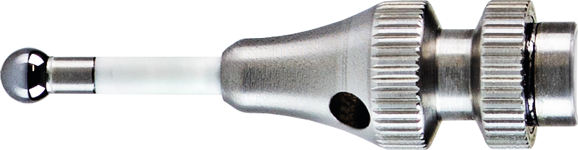 Tasteinsatz kurz Keramik D3mm Länge 27mm Schaft 2mm mit Sollbruchstelle Tasteinsatz kurz Keramik D3mm Länge 27mm Schaft 2mm mit Sollbruchstelle