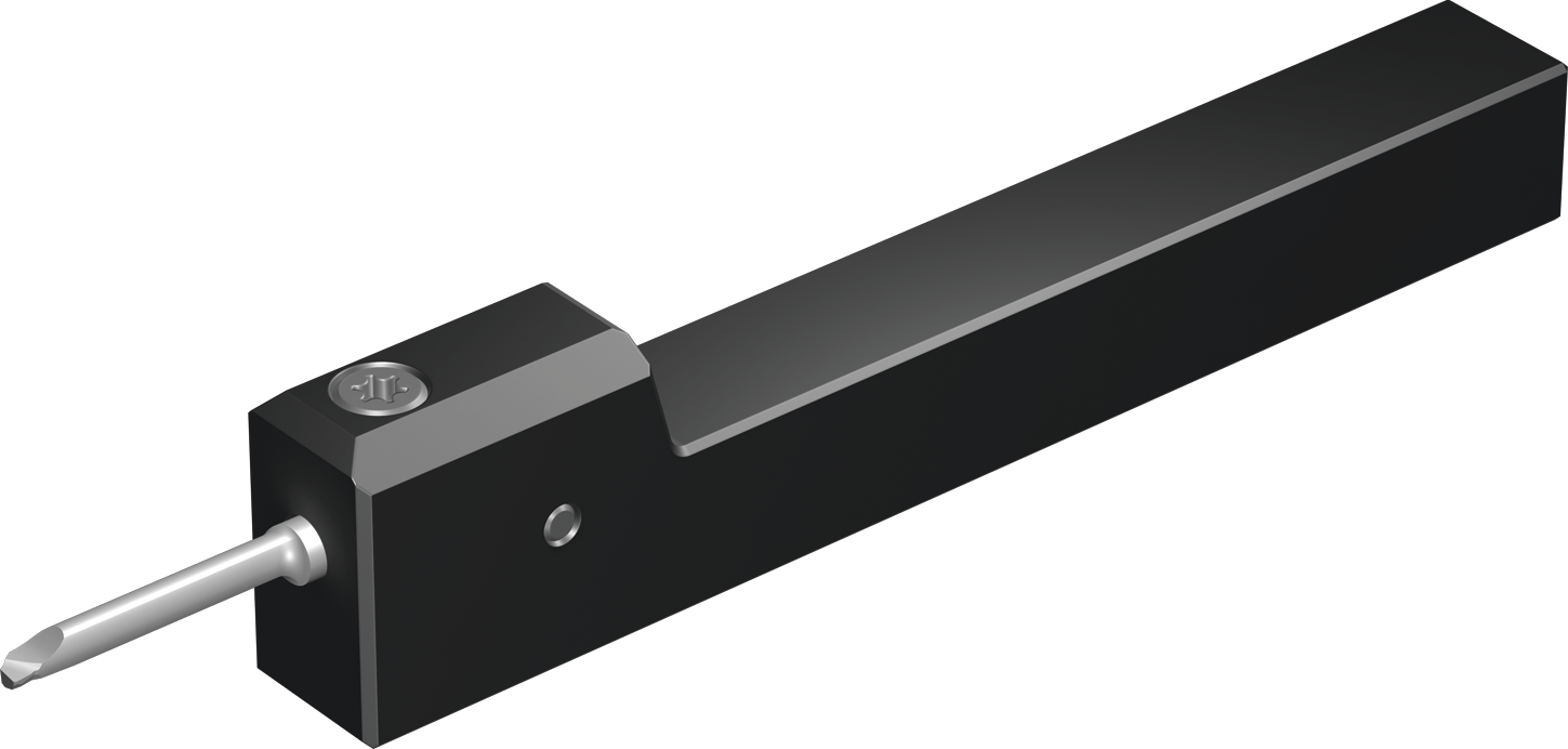 Klemmhalter quadratisch "EYLMICRO" H10xB10xL100mm D4mm