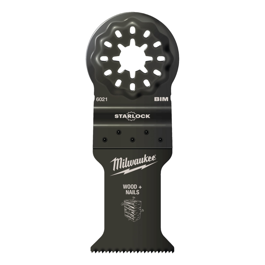 Multitool Starlock Bi-Metall Tauchsägeblatt für Schnitte in Holz mit Nägeln 35 x 42 mm