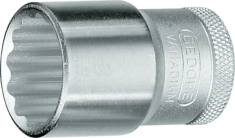 Stecknuss 1/2" Doppelsechskant (Unit-Drive) zöllig L38mm SW5/16"