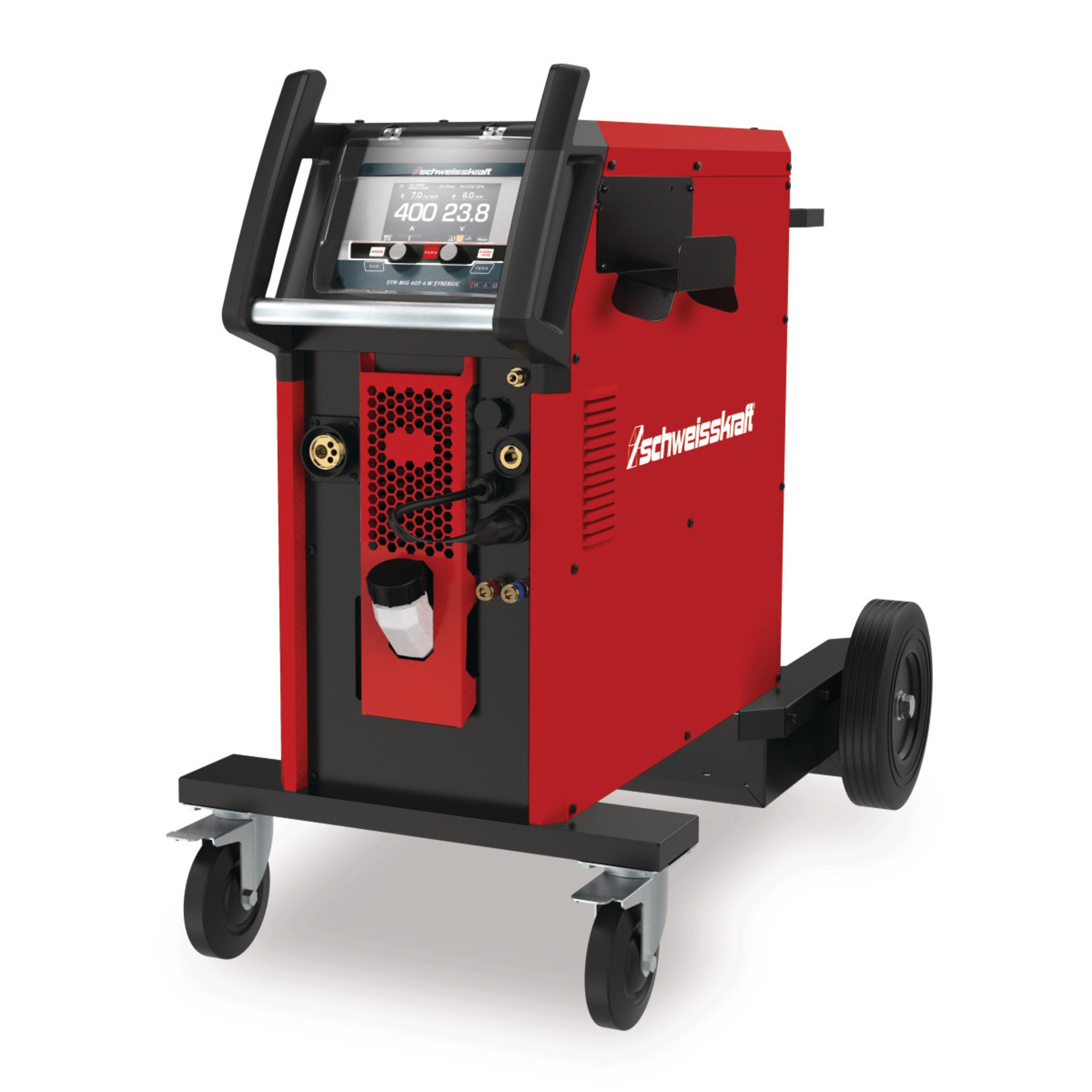 MIG/MAG Inverter-Schweißgerät Schweisskraft SYN-MIG 403-4 W Synergic