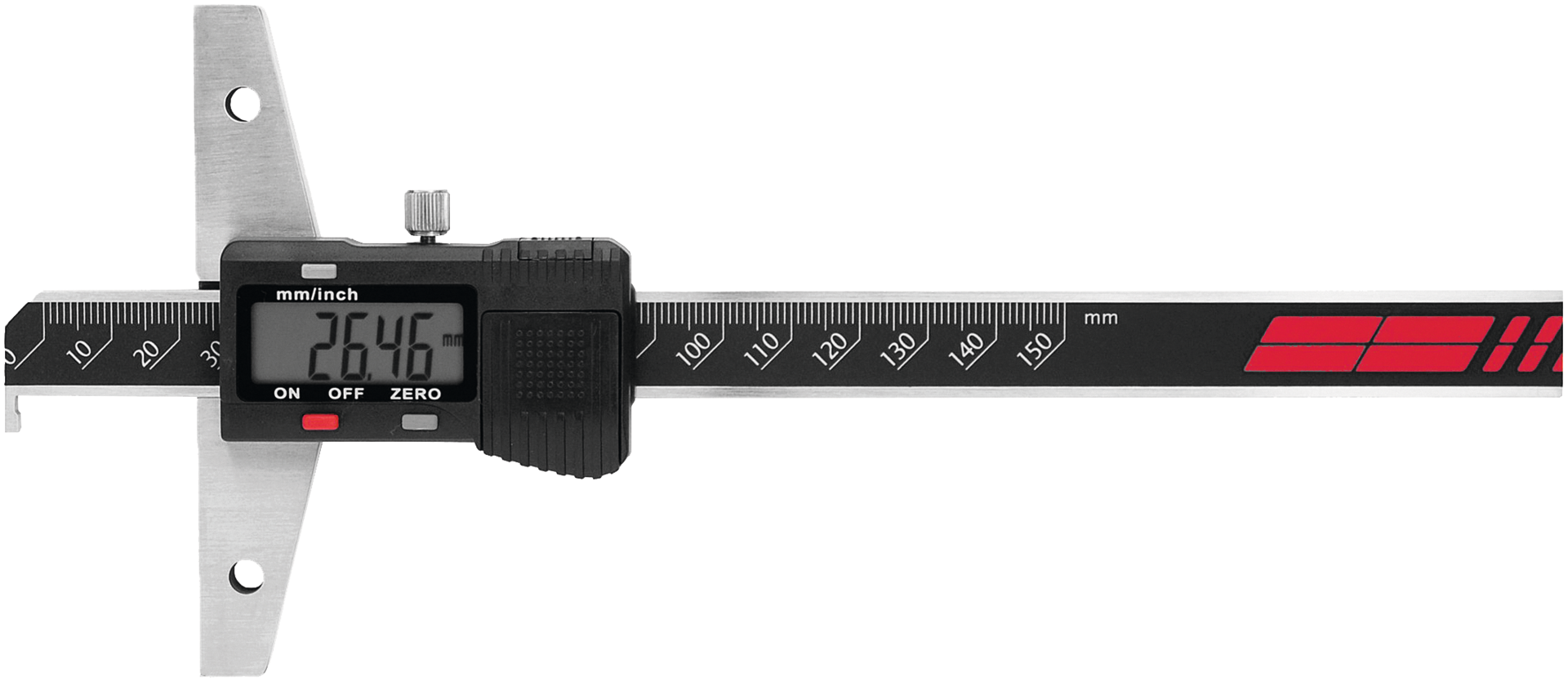 Tiefenmessschieber Digital mit Einfachhaken Abl. 0,01mm MB200mm Tiefenmessschieber Digital mit Einfachhaken Abl. 0,01mm MB200mm