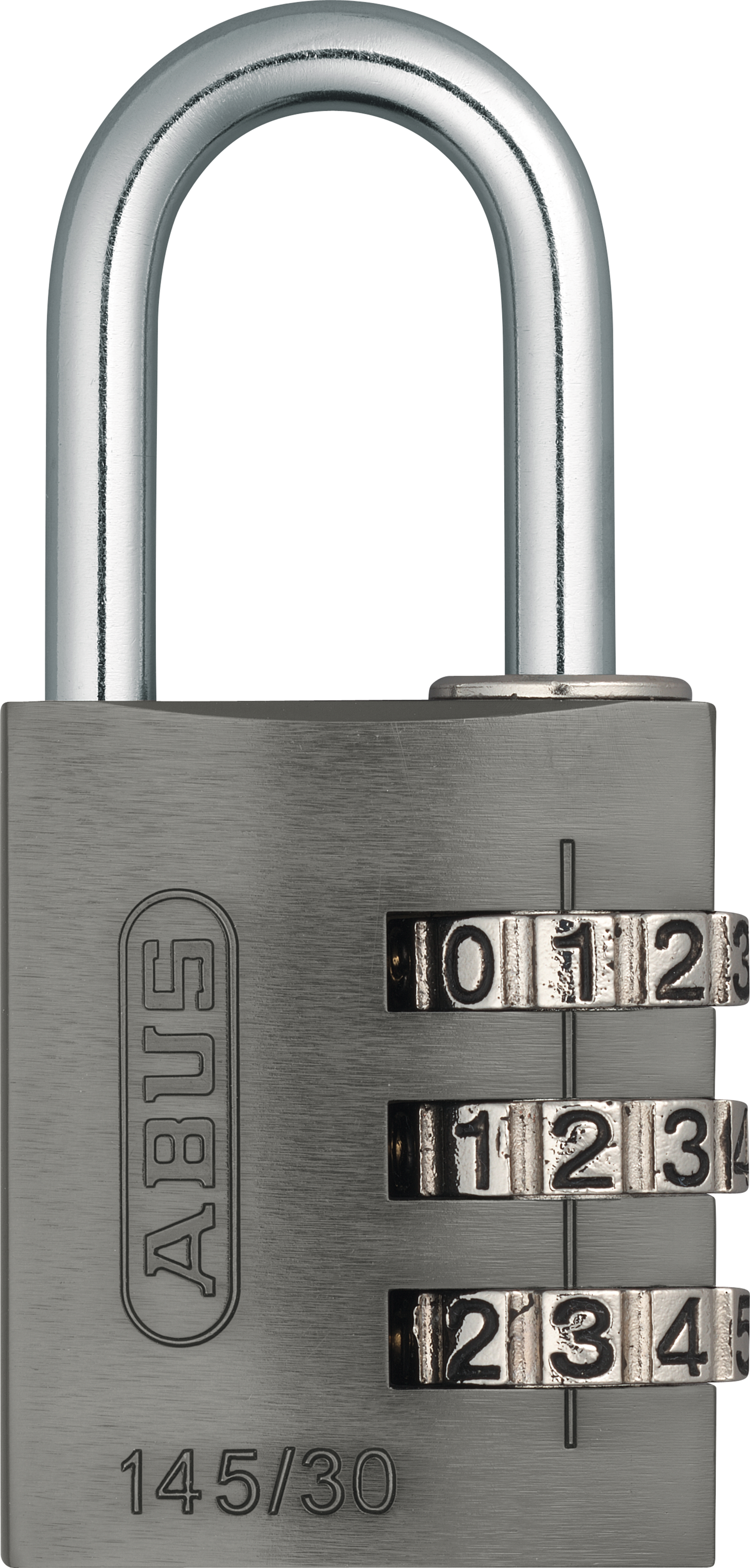 Zahlenschloss Titanium 3-stelliger Zahlencode H52,5 x T13,5 x B22,5mm