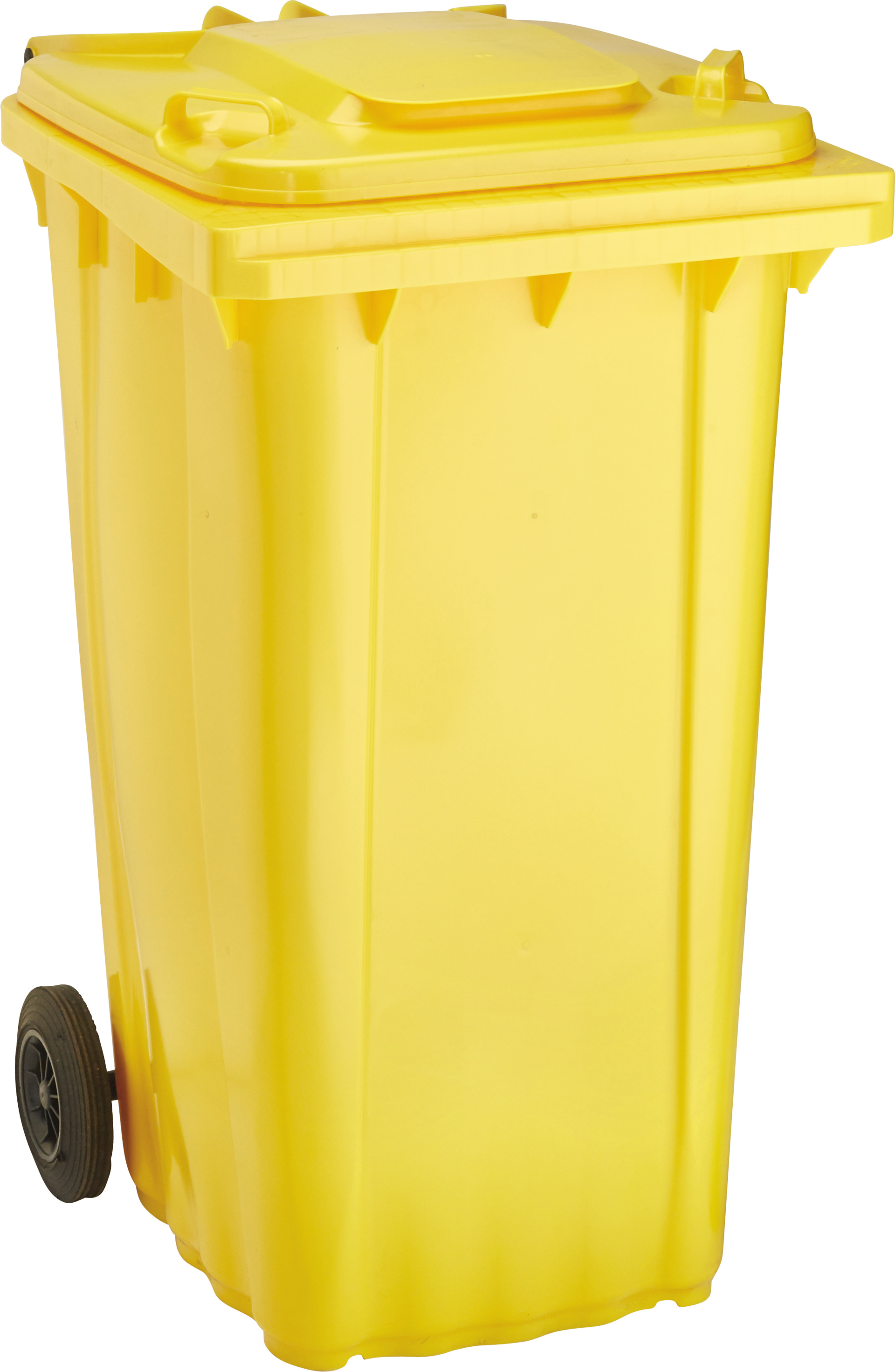 Abfalltonne PE 240 Liter H1100 x T740 x B580mm gelb