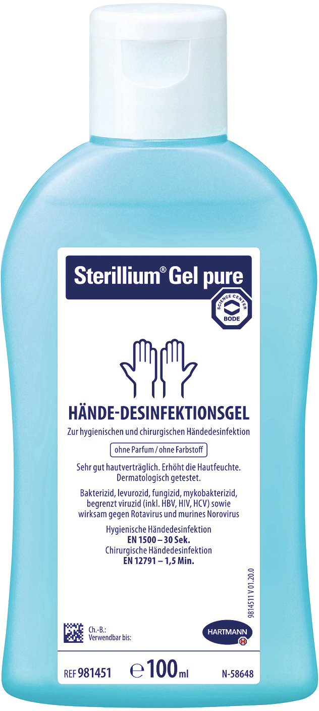 Händedesinfektion Sterillium® Gel pure 0,1l